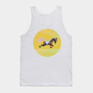 Retro Galloping Horse Tank Top